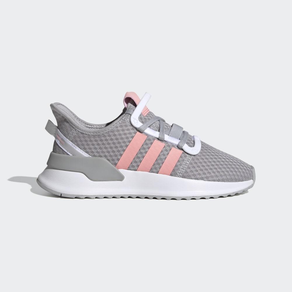 Adidas Boys' U_Path Run Originals Shoes Grey/Pink/White Ireland EG9129